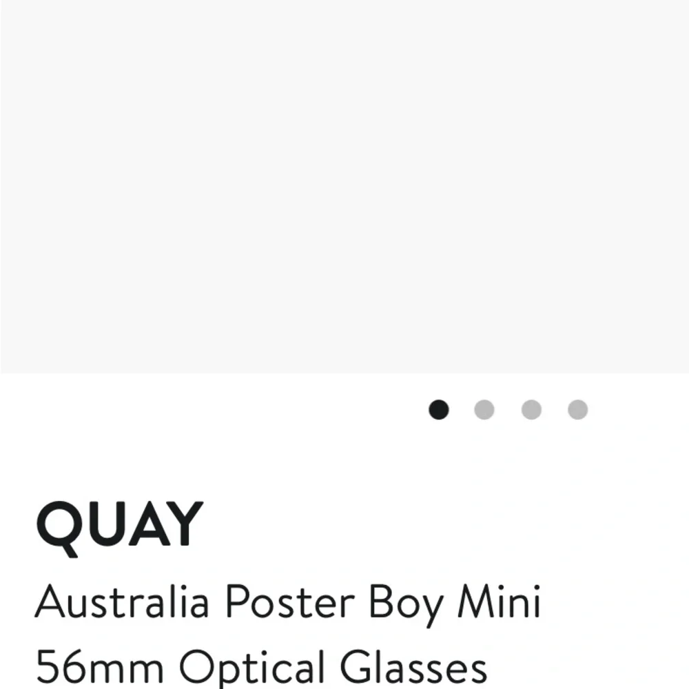QUAY‎ Australia Poster Boy Mini Blue Light